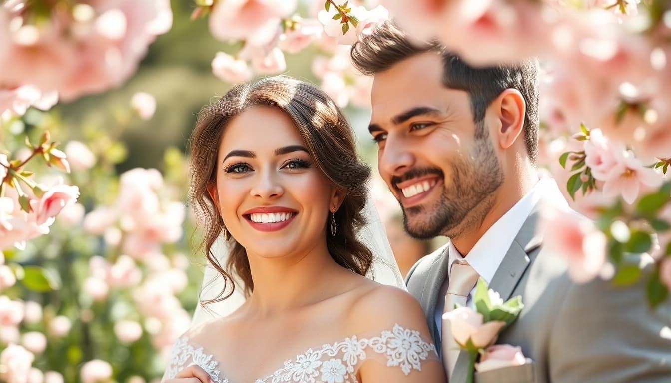 Carmel wedding photography capturing a joyful couple during their romantic outdoor ceremony.