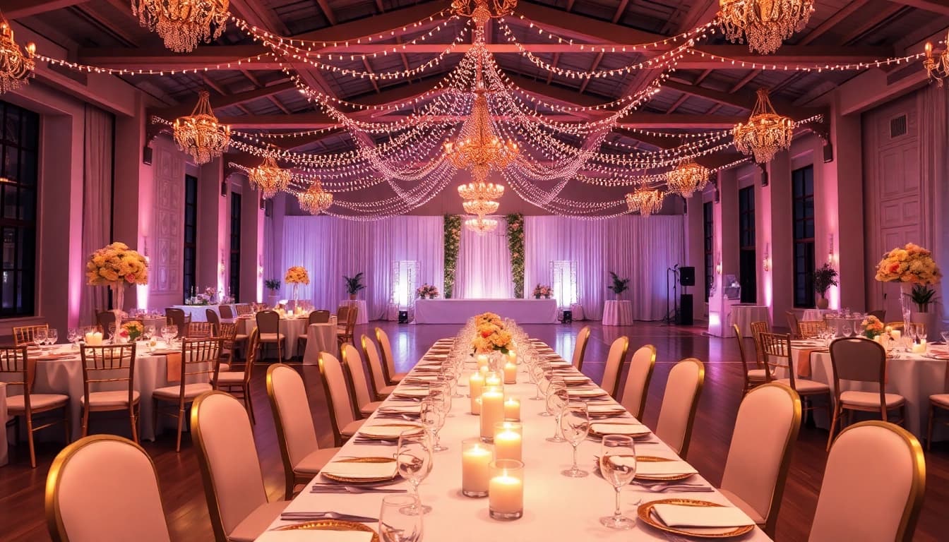Stunning wedding event space Jacksonville with elegant decor and intimate atmosphere for memorable celebrations.