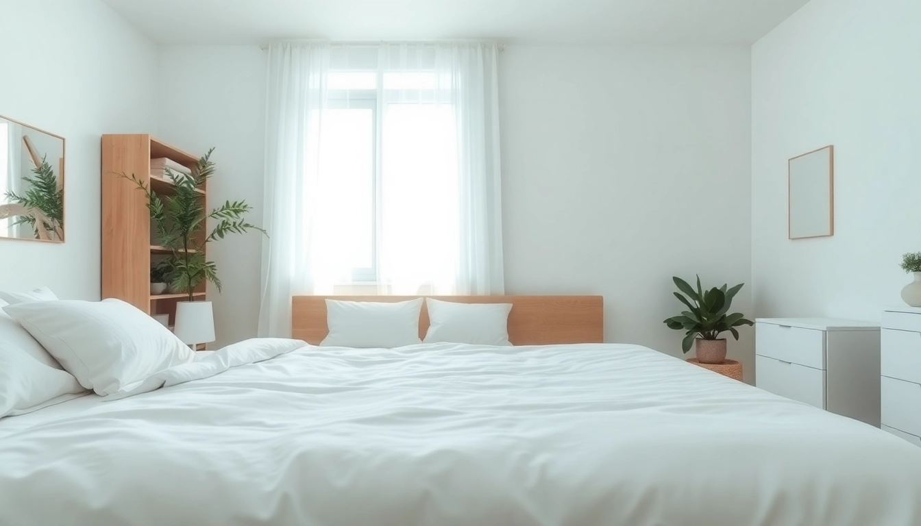Ensure affordable bed bug treatment in a spotless bedroom with a professional extermination setup.