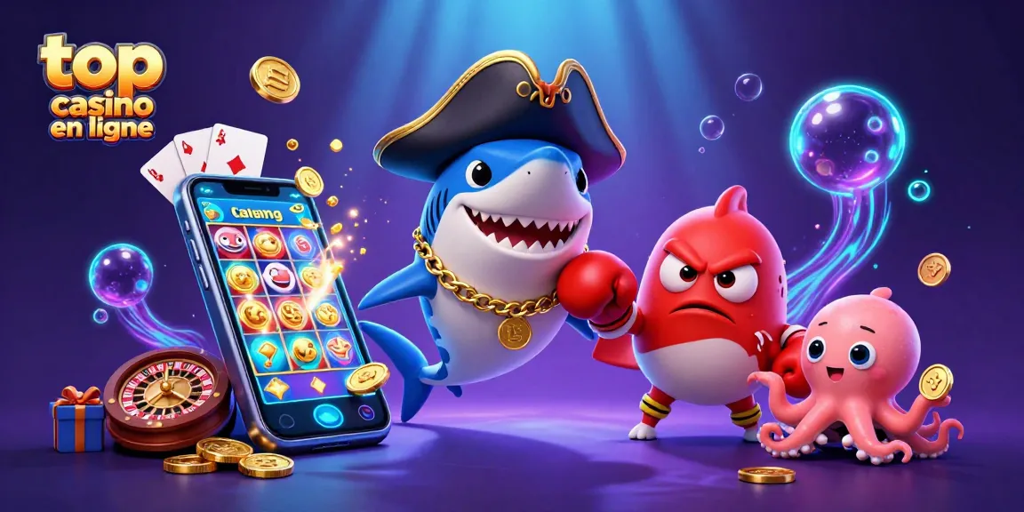Venez découvrir le top casino en ligne avec des personnages amusants et des jeux palpitants !