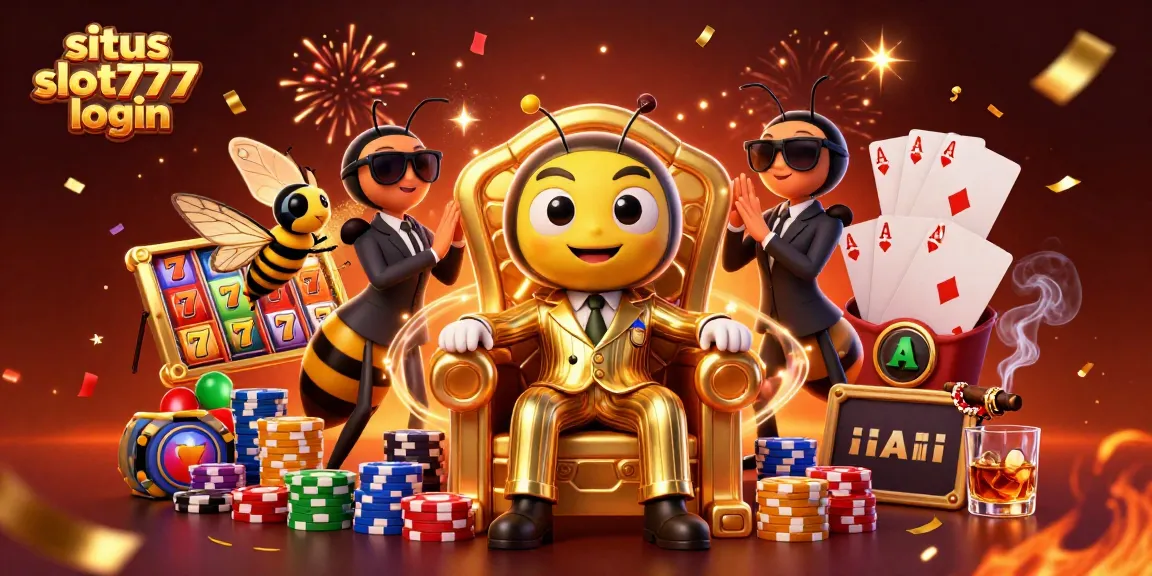 Spark excitement and joy with situs slot777 login at the vibrant slot games in this 3D illustration