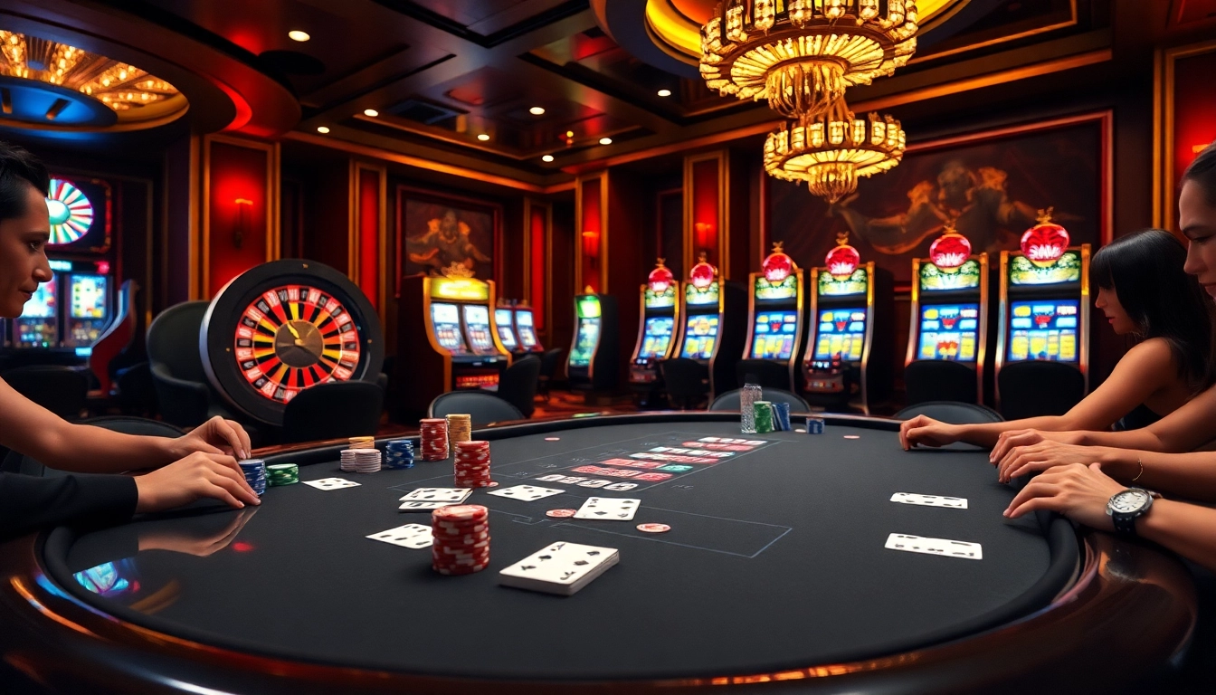 Vivez l'excitation du meilleur casino en ligne 2026 avec des jeux de poker vibrants et des roues de roulette tournantes.
