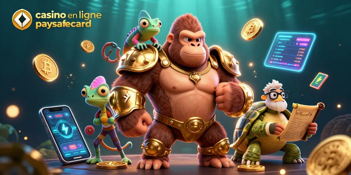 Venez découvrir un casino en ligne paysafecard sûr avec des personnages de jeux vibrants.