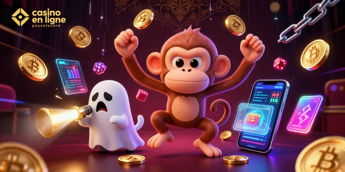 Découvrez l'univers fascinant du casino en ligne paysafecard avec une scène animée captivante.