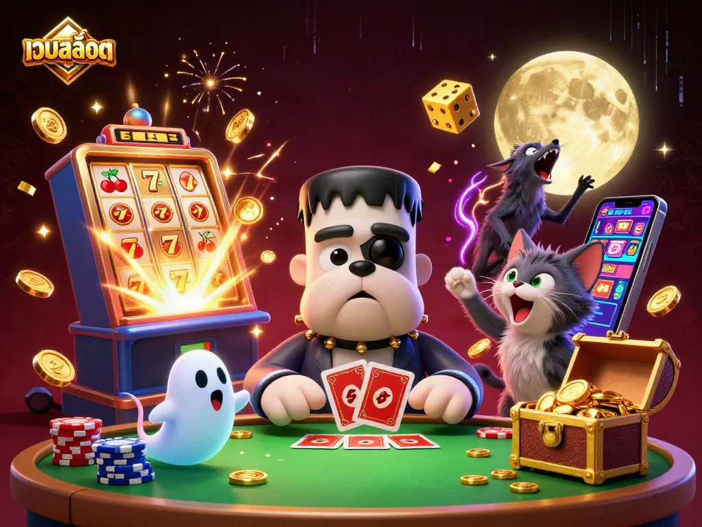 เล่นเกม เว็บสล็อต กับตัวละครน่ารักและเครื่องสล็อตที่เต็มไปด้วยเหรียญทอง