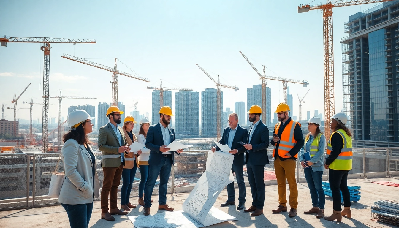 Promoting construction advocacy through team collaboration and urban progress.