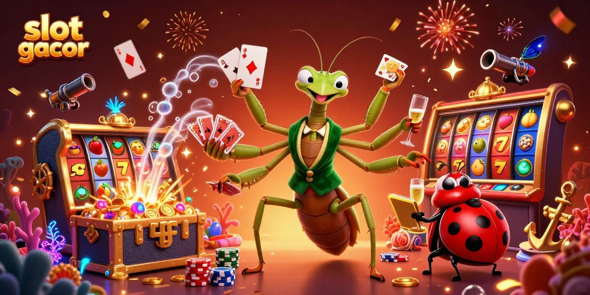 Menyaksikan slot gacor yang menarik dengan karakter kartun berdoa dan bos pit ladybug menambah keseruan dalam permainan.