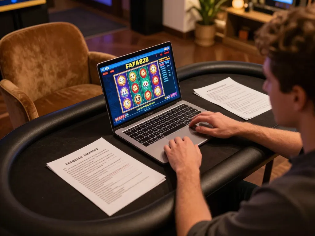 Engaging with the FAFA828 platform for an immersive online gaming experience showcasing strategic gameplay.