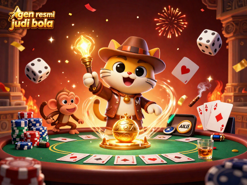 Explore the world of agen resmi judi bola with an engaging 3D casino adventure featuring vibrant characters and rich details.