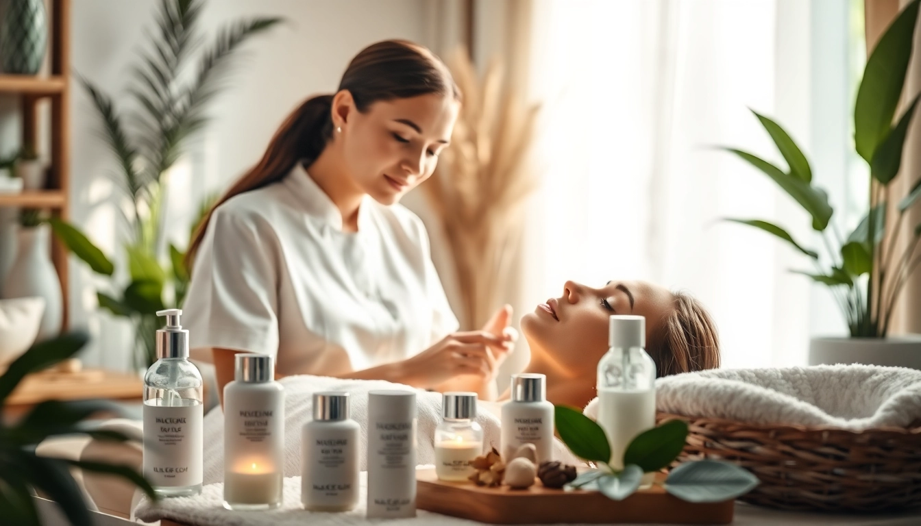 Esthetician Queens NY showcasing expert skincare treatment in a serene spa.