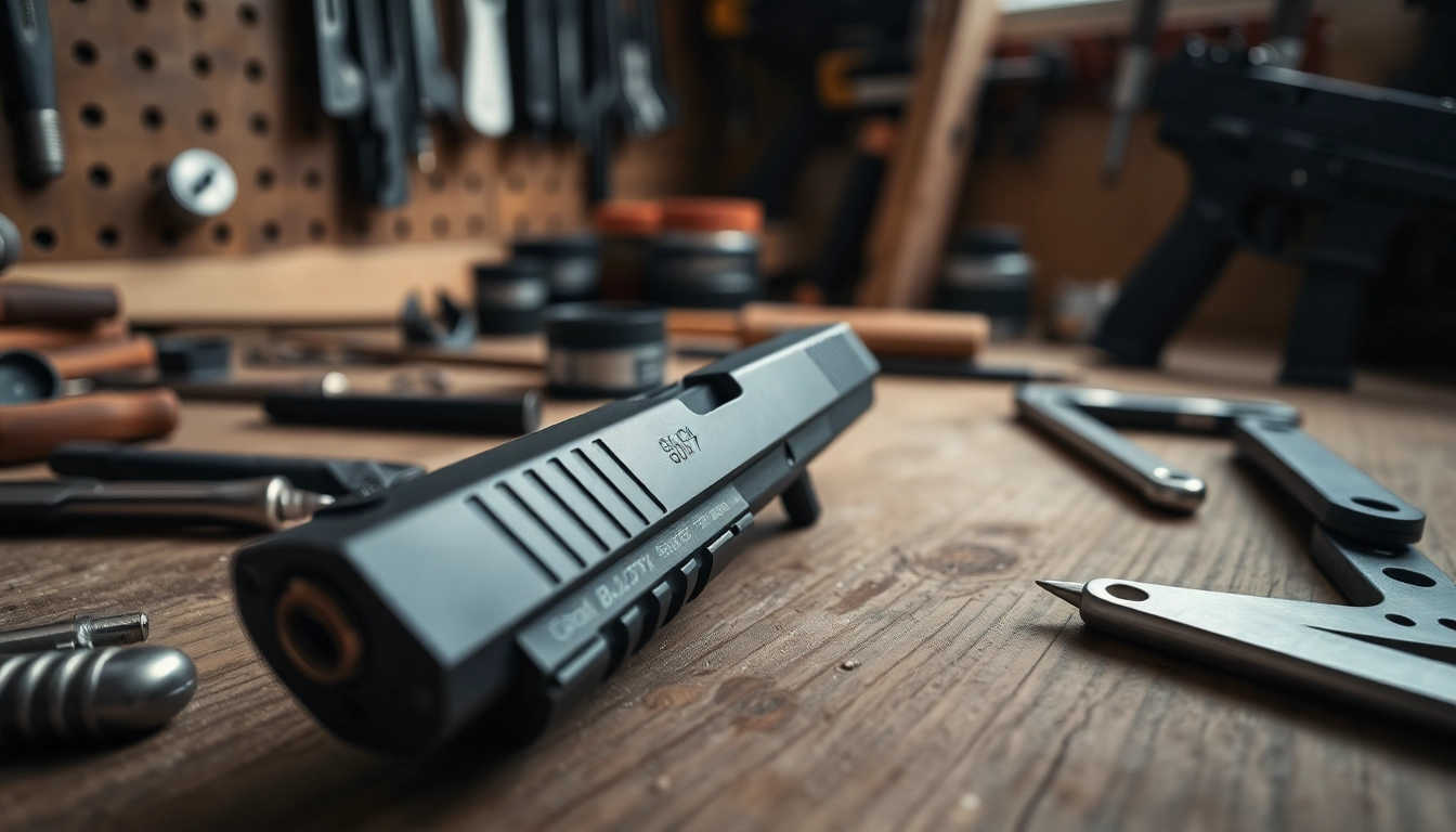 Shop the glock 17 slide for sale showcasing high-quality craftsmanship and precision.