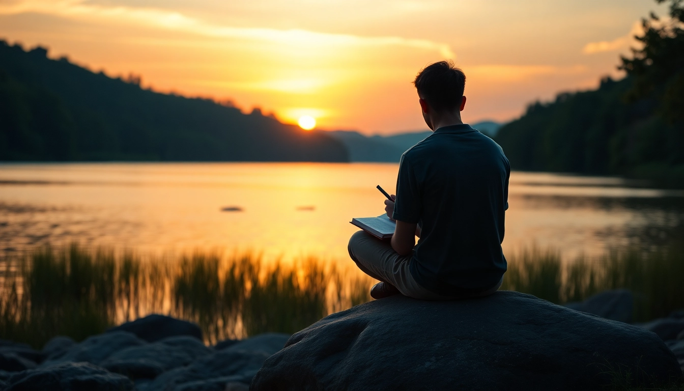 Finding my true calling in a serene lakeside setting with contemplation and nature.