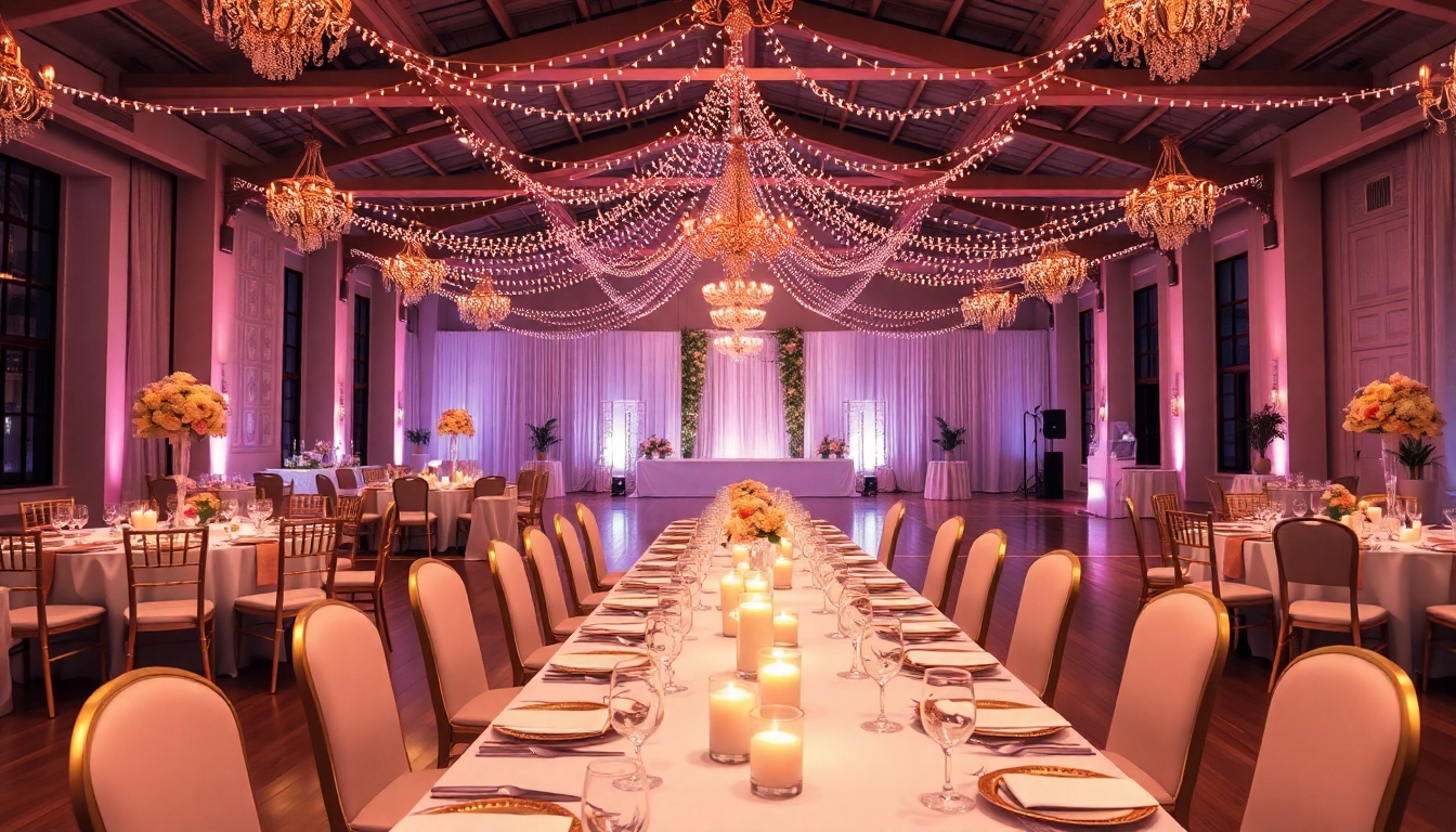 Stunning wedding event space Jacksonville with elegant decor and intimate atmosphere for memorable celebrations.