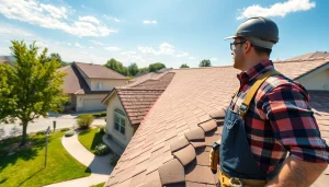 Providing reliable roofing services showcased in a professional installation with quality materials in a suburban setting.