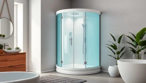 Erleben Sie die elegante sonni Duschkabine im stilvollen Badezimmer-Design.