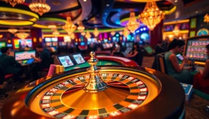 Discover the thrill of mm88 video poker with vibrant tables, chips, and players experiencing top online gaming.