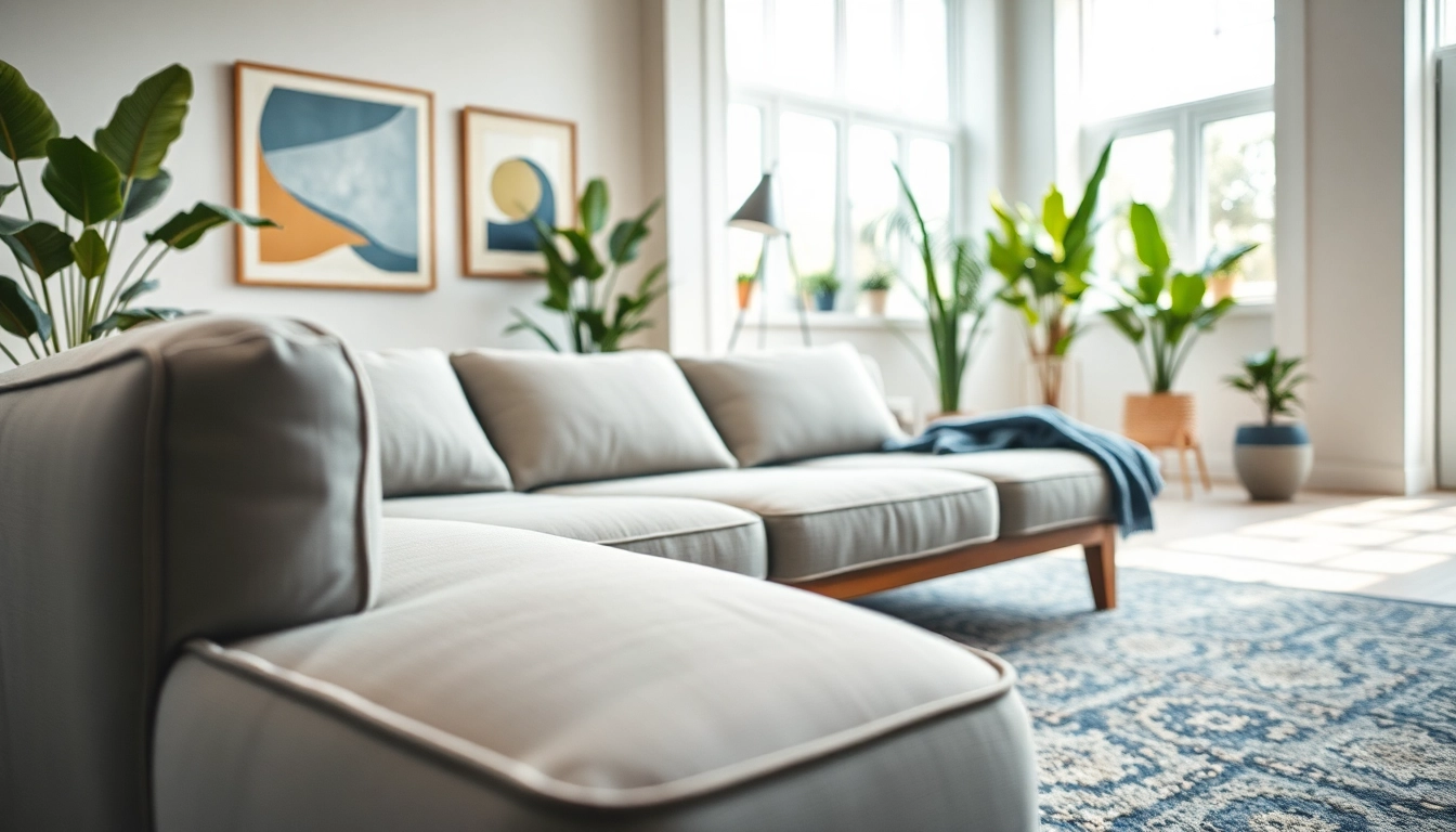 Discover a stylish sofa bed UK in a modern living room with elegant design and plush comfort.