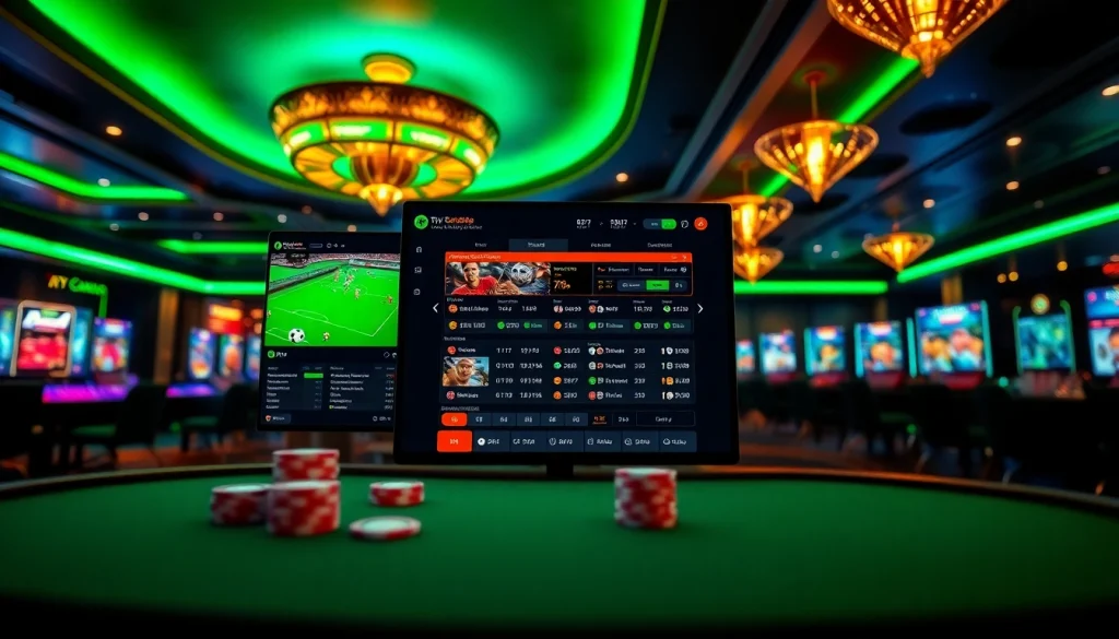 Engage in direct football streaming at VanKhanhTV with a high-end sports betting experience.