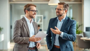 카드현금화에 대한 상담을 받는 모습, 전문적인 분위기 강조