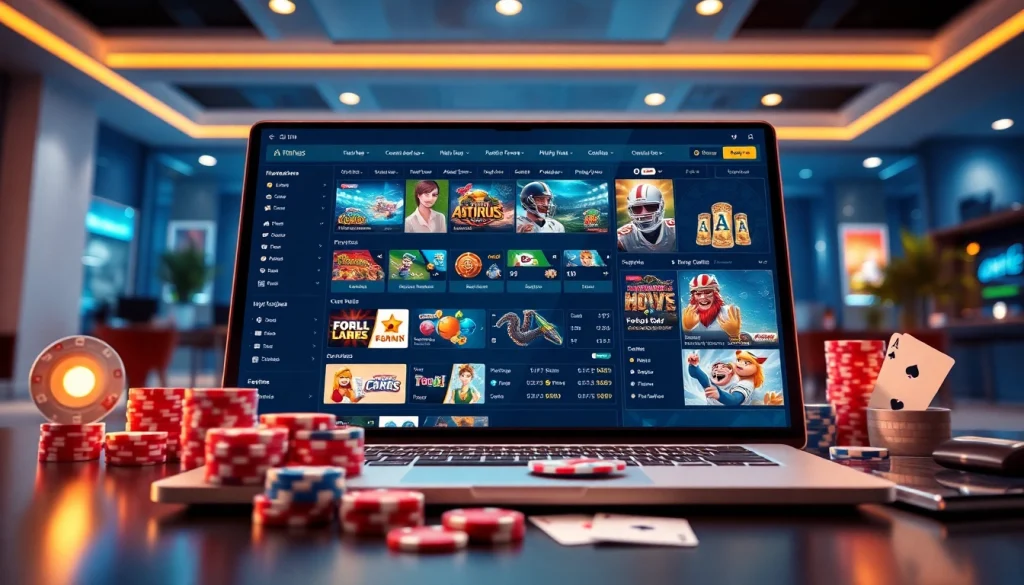 Engaging online gambling interface at http://hm88.blue/, featuring sports betting and casino games.