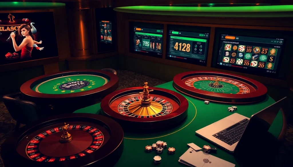 Win big with engaging betting options and a link to w88 in a luxury casino setting.