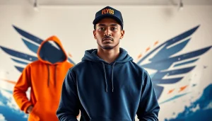 FLY88 aviation-inspired apparel showcasing adventure and style with vibrant colors.