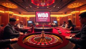 Trải nghiệm cảm giác hồi hộp với Liên kết Truy cập W88 trong không gian casino sang trọng và các trận cá cược đầy căng thẳng.