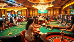 Experience exhilarating gaming at https://xx88.us/ with baccarat tables and roulette wheels in action.