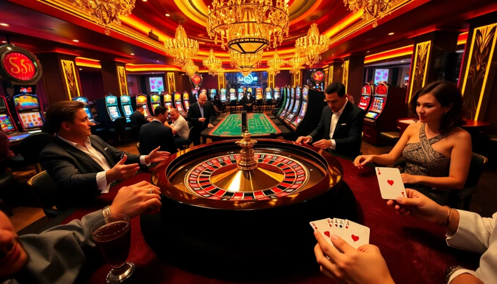 Engage in the thrilling roulette gameplay at https://jun88buzz.info/ with vibrant chips and luxury casino ambiance.