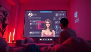 Experience engaging nsfw ai chat with a lifelike virtual girlfriend in a cozy digital environment.