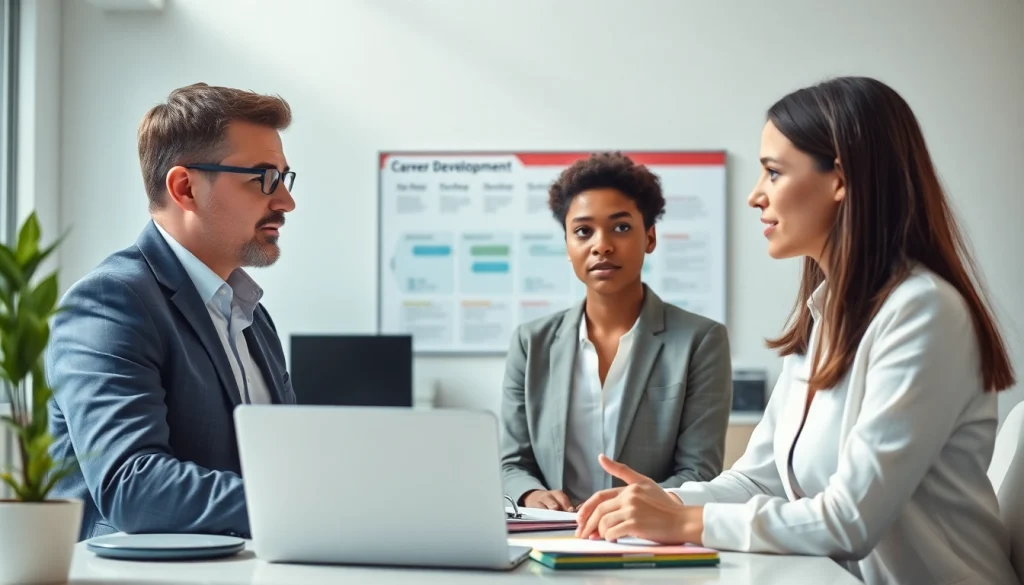 Discussing how can short term goals best lead towards accomplishing long term career goals with a professional coach.