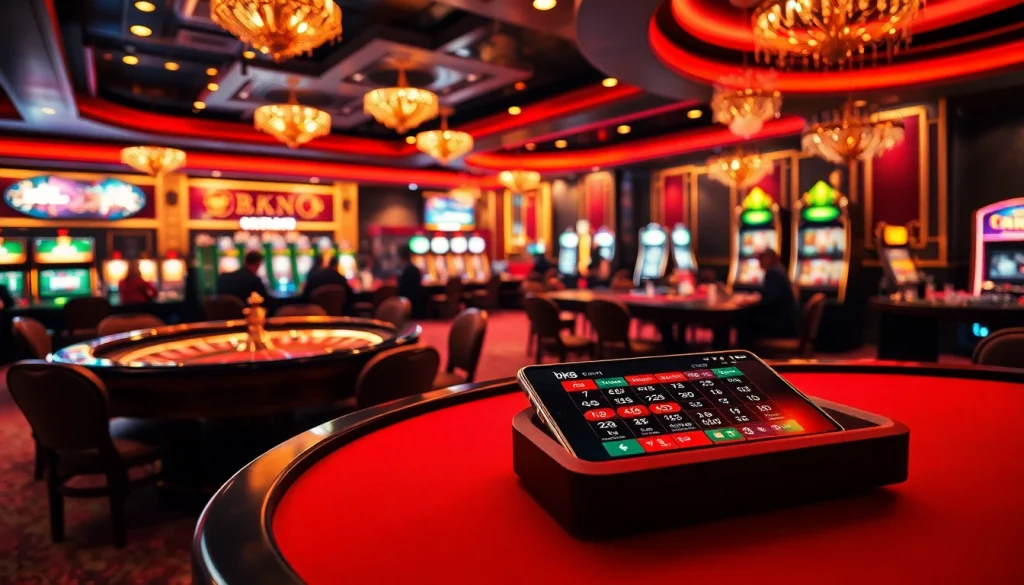 Experience thrilling gameplay at bk8th with vibrant casino tables and modern online gambling tech.