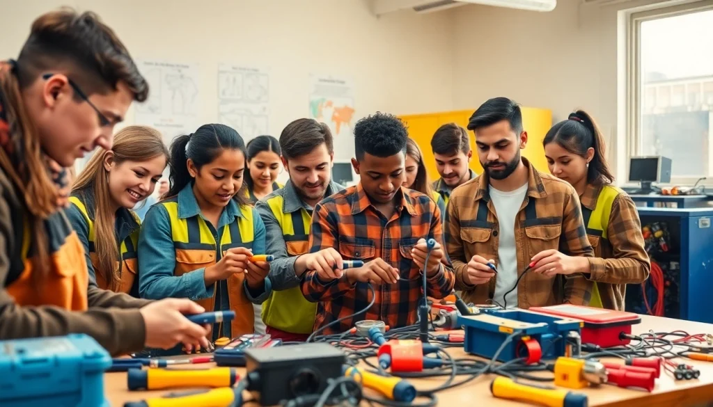 Train for a successful career at electrician trade school Colorado with hands-on training and teamwork.
