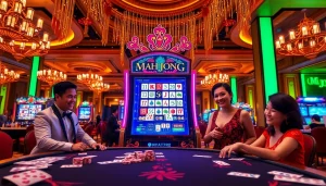 Experience the excitement of slot demo mahjong at a luxurious casino environment.
