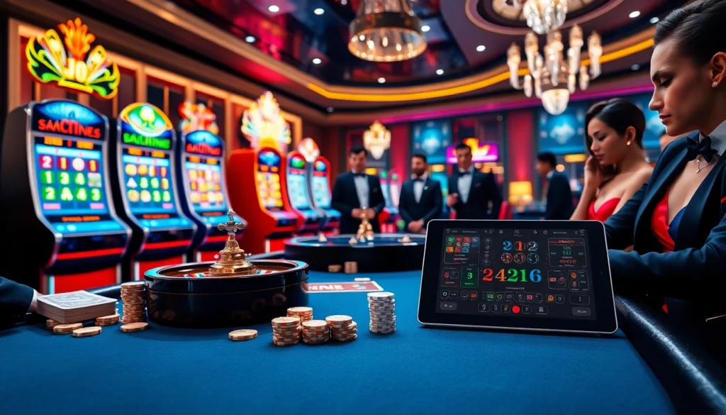 Vivez l'excitation du meilleur casino en ligne 2026 avec des tables de jeu dynamiques et des actions à enjeux élevés.