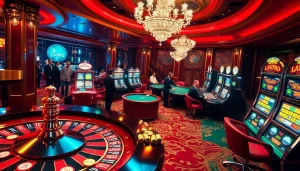 Vivez l'excitation du meilleur casino en ligne 2026 avec une action de roulette et de blackjack captivante dans un cadre luxueux.