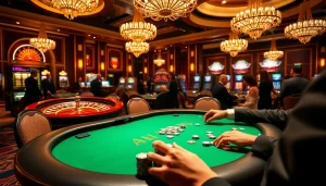 Vivez l'excitation du meilleur casino en ligne 2026 avec des jetons de poker colorés et l'excitation de la roulette.