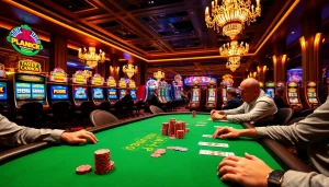 Découvrez l'excitation du meilleur casino en ligne 2026 avec une partie de poker palpitante et des machines à sous vibrantes.