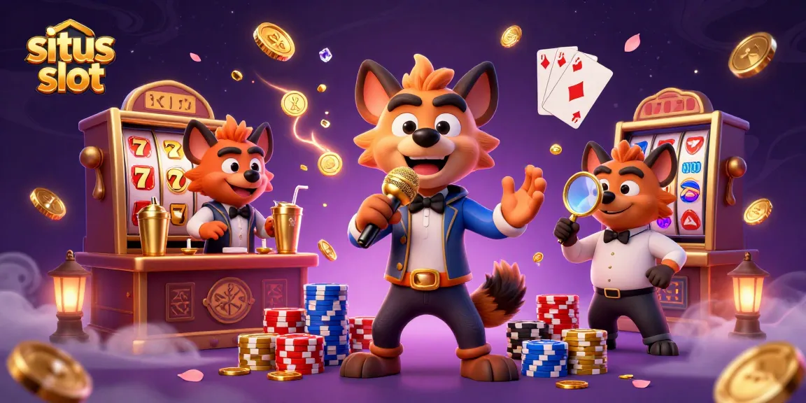 Experience the thrill of situs slot with vibrant characters and exciting gaming elements in a dynamic casino setting.